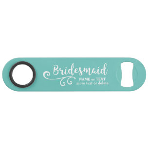 Bridesmaid Wedding Favour Name or Monogram Script