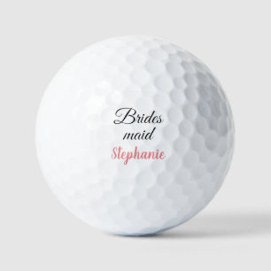 Bridesmaid Wedding Gift Custom Name Party Favour  Golf Balls