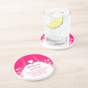 Bridesmaid Wedding Gown Coasters