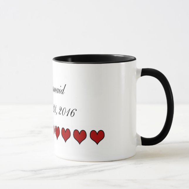 Bridesmaid | Wedding Mug (Right)