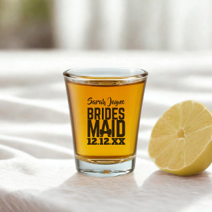 Bridesmaid Wedding Party Shot Glass