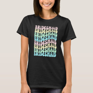 Bridesmaids I Do Crew Retro Bachelorette Party Bri T-Shirt