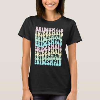 Bridesmaids I Do Crew Retro Bachelorette Party Bri T-Shirt
