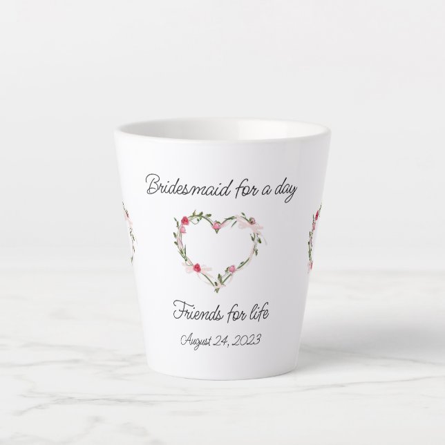 Bridesmaid's Latte cup (Front)
