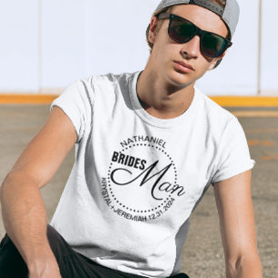 Bridesman Dots Wedding T-Shirt