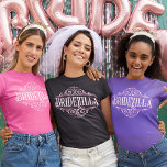 Bridezilla Bridal Shower Bachelorette Party Tri-Blend Shirt<br><div class="desc">Great gift for the bridesmaids to give to the bride for Bridal Shower,  Bachelorette Party or Wedding Party. The Text colour and Text outline colour are both customisable.</div>