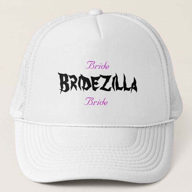 Bridezilla Bride Trucker Hat (Front)