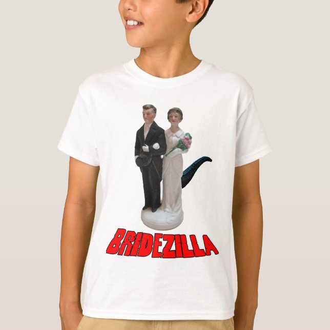 Bridezilla Funny Wedding T-Shirt or Hat (Front)