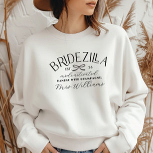 Bridezilla Mode Activated Funny Bachelorette Party Tri-Blend Shirt