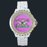 Bridezilla Skull Watch<br><div class="desc">Bride skull with DON'T MESS WITH BRIDEZILLA text is a fun design that would make a great gag gift for the bride-to-be.</div>