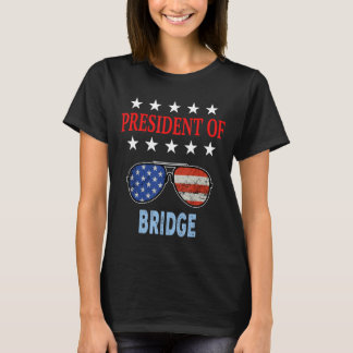 Bridge Accessories Usa Flag Bridge Saying T-Shirt