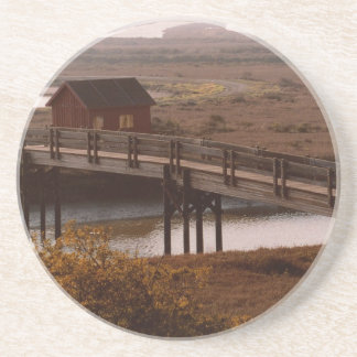 Bridge and Shack Coaster