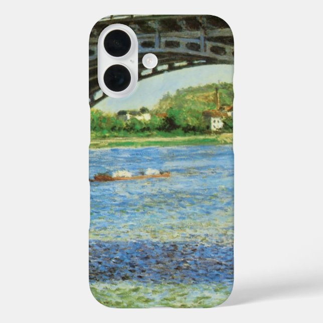 Bridge at Argenteuil by Gustave Caillebotte Case-Mate iPhone Case (Back)