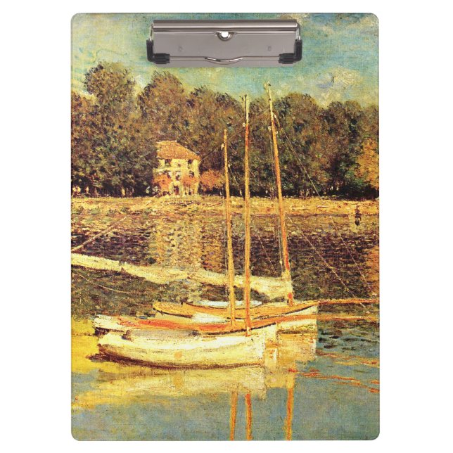 Bridge at Argenteuil Claude Monet     Clipboard (Front)