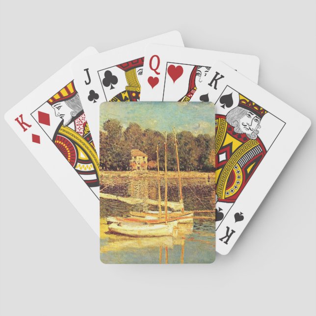 Bridge at Argenteuil Claude Monet      Playing Cards (Back)