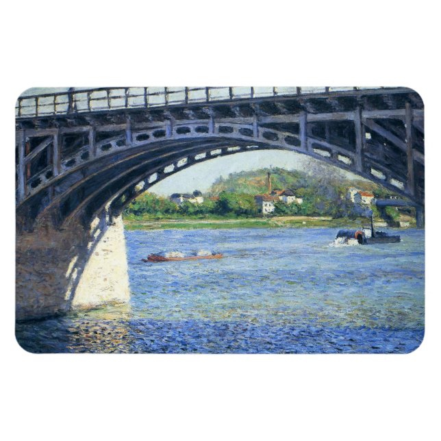 Bridge at Argenteuil in France Magnet (Horizontal)
