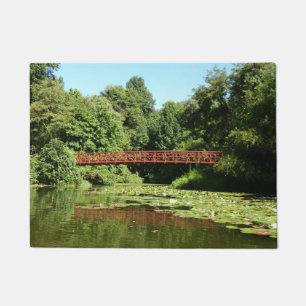 Bridge at Centennial Lake in Ellicott City Doormat