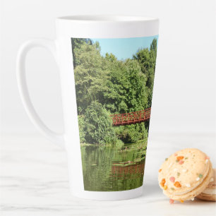 Bridge at Centennial Lake in Ellicott City Latte Mug