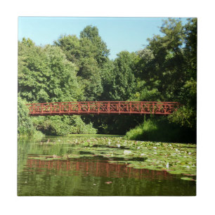 Bridge at Centennial Lake in Ellicott City Tile