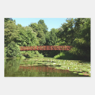 Bridge at Centennial Lake in Ellicott City Wrapping Paper Sheet