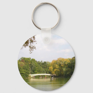 Bridge at Central Park, New York City Key Ring