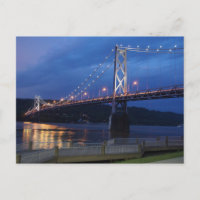 Bridge at Night Postcard