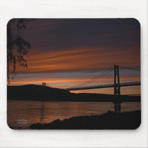 Bridge at Sunset 2 Mouse Pad