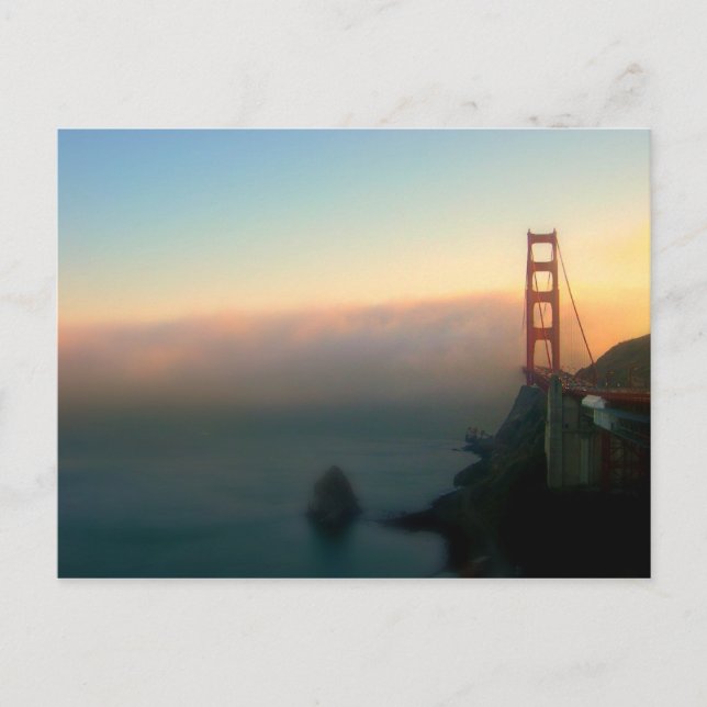 Bridge at Sunset Postcard (Front)