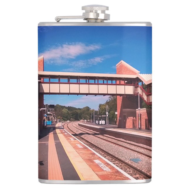 Bridge at the station hip flask (Front)