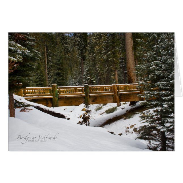 Bridge at Wuksachi Cards (Front Horizontal)