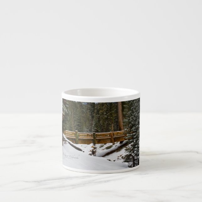 Bridge at Wuksachi Espresso Cup (Front)