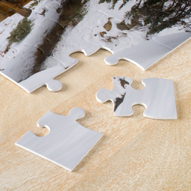 Bridge at Wuksachi Jigsaw Puzzle (Side)