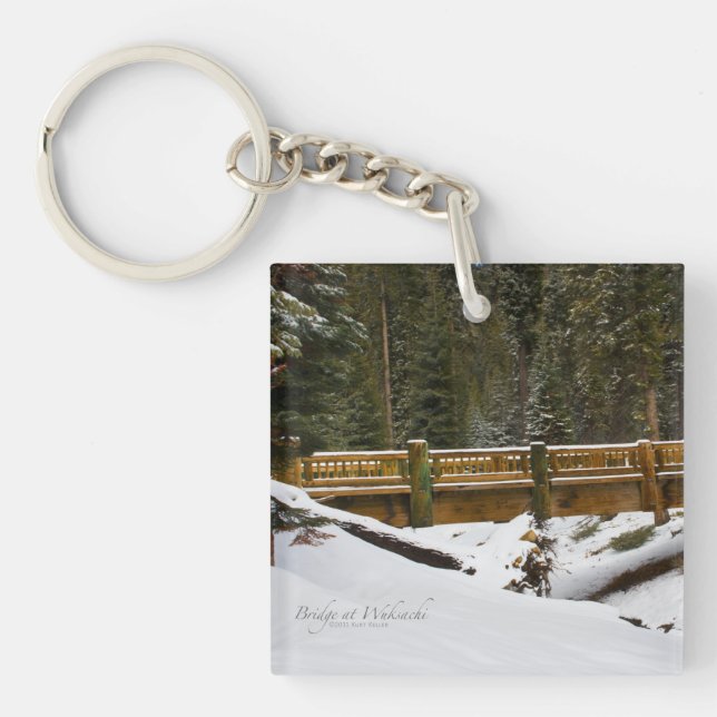 Bridge at Wuksachi Key Ring (Front)