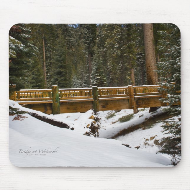 Bridge at Wuksachi Mouse Pad (Front)