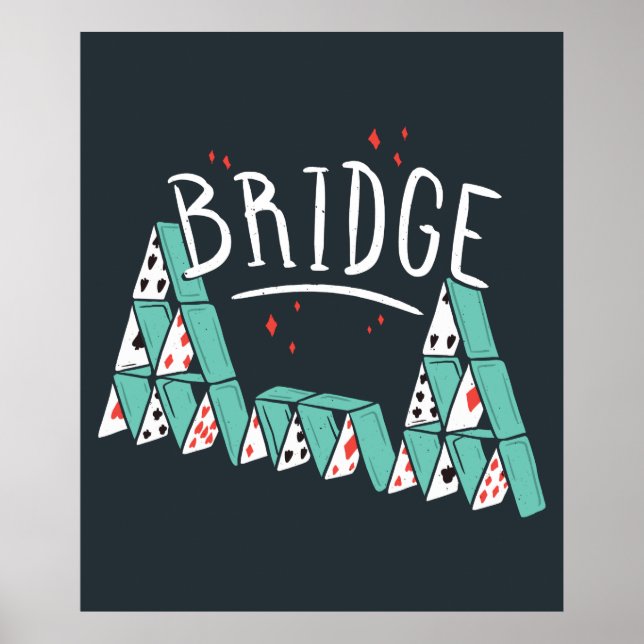 Bridge Cards Text Poster (Front)