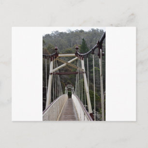 BRIDGE CATARACT GORGE LAUNCESTON TASMANIA POSTCARD