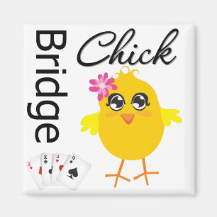 Bridge Chick Magnet