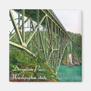 bridge, Deception Pass, Washington state Magnet