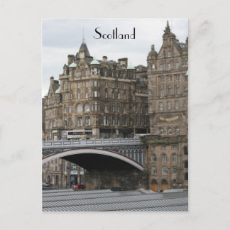 bridge edinburgh scotland postcard