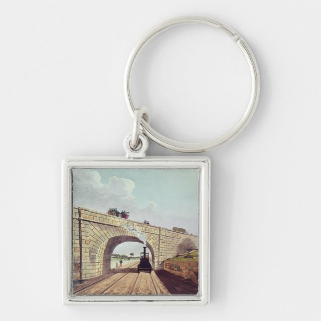Bridge,from 'Liverpool and Manchester Railway' Key Ring (Front)