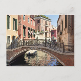 Bridge in Venice Canal Postcard
