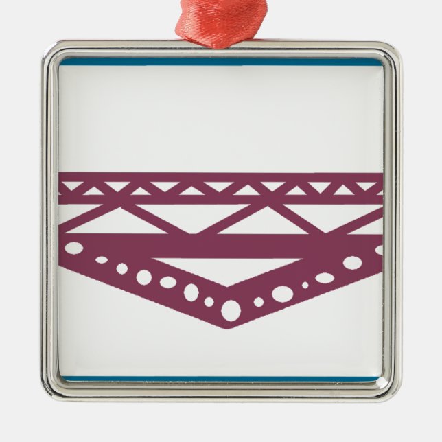 Bridge Metal Tree Decoration (Front)