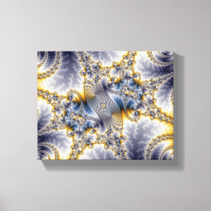 Bridge Network - Mandelbrot Fractal Art Canvas Print