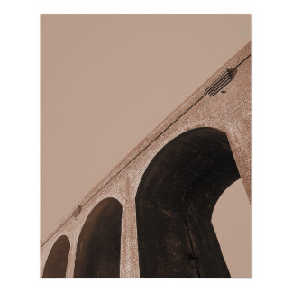 Bridge of Highs - Mocha Mousse Poster