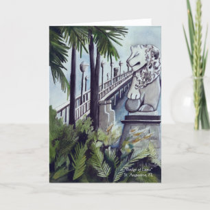 "Bridge of Lions" Greeting Card