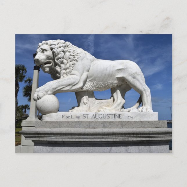 Bridge of Lions, St. Augustine, FL Postcard (Front)