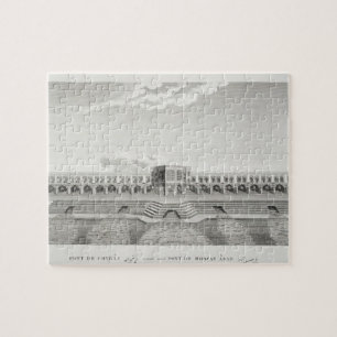 Bridge of Shiraz, Isfahan, from 'Voyages du Chevel Jigsaw Puzzle