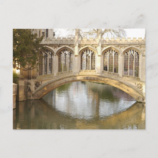 Bridge of Sighs, Cambridge, England Postcard (Front)
