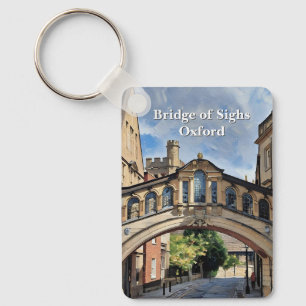 Bridge of Sighs in Oxford Acrylic Painting Key Ring
