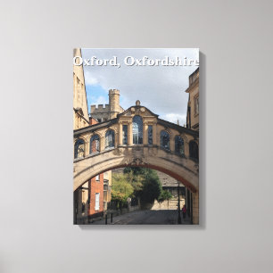 Bridge of Sighs in Oxford Canvas Print